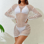 Damen Netz-Strandkleid R&B