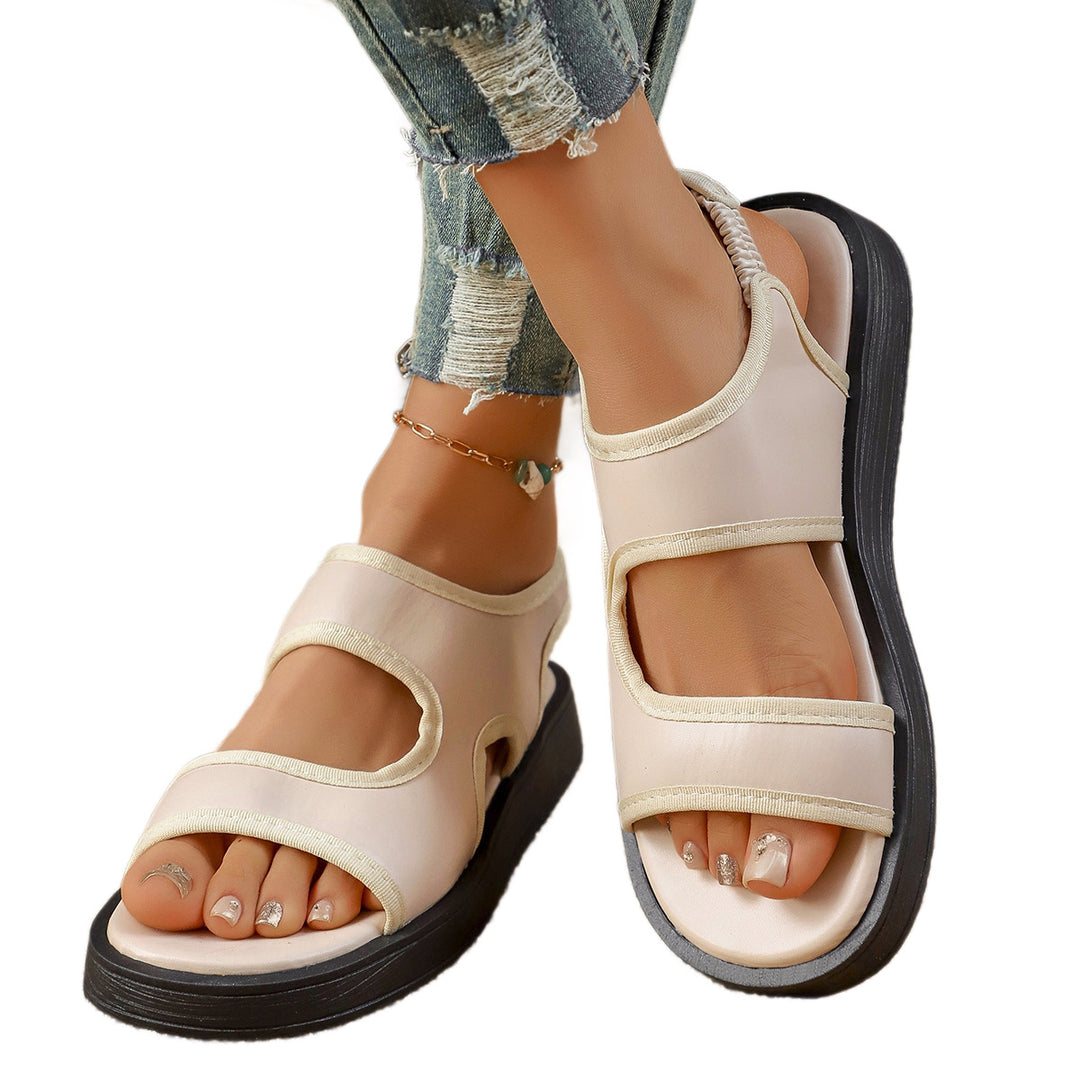 Damen Komfortable Sandalen mit elastischen Riemen R&B