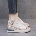 Damen Komfortable und elegante Keil-Sandalen