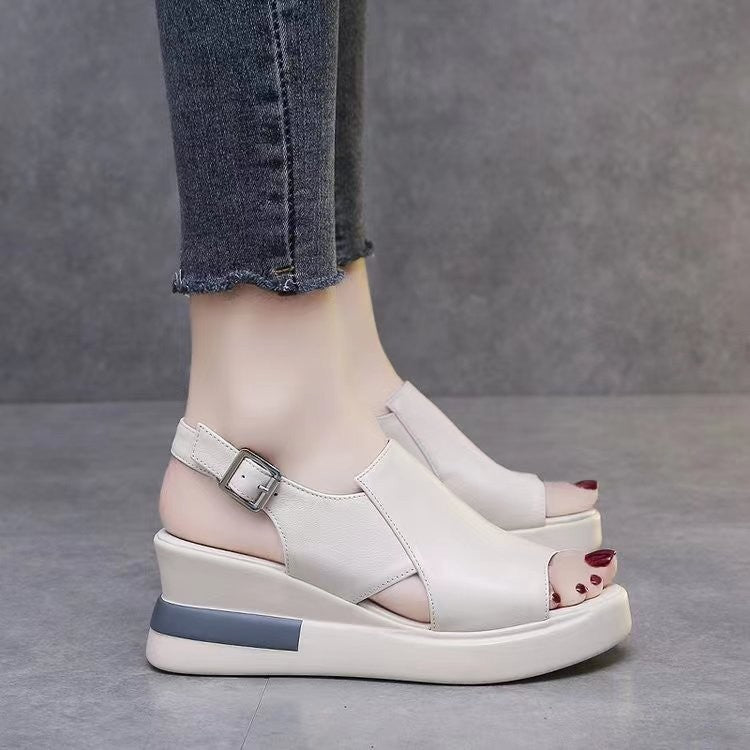 Damen Komfortable und elegante Keil-Sandalen