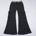 Damen Weite Cargo-Hose mit elastischem Bund und praktischen Taschen R&B