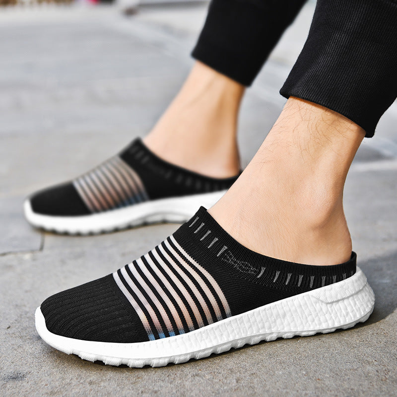 Damen Sportliche Slip-On Sneaker mit atmungsaktivem Obermaterial und rutschfester Sohle