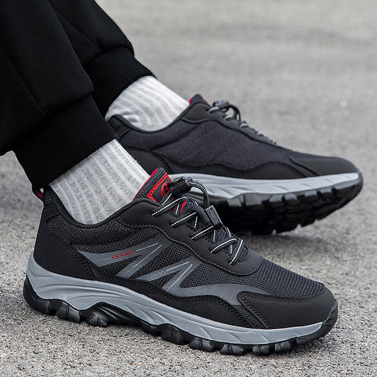 Damen Lauf- und Fitness-Sneaker mit atmungsaktiver Mesh-Oberfläche und innovativem Schnellschnürsystem R&B