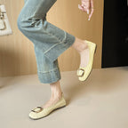 Damen Ballerinas mit eleganter Schnallenakzent