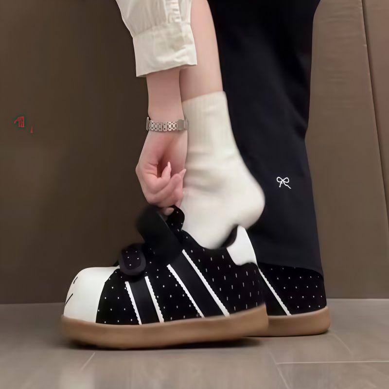 Damen Komfortable Sneaker mit praktischen Klettverschlüssen und lässigem Design