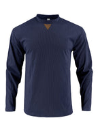 Herren Langarmshirt mit strukturiertem Rippdesign R&B