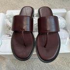 Damen Zehentrenner-Sandalen mit breitem Riemen und ergonomischem Fußbett R&B