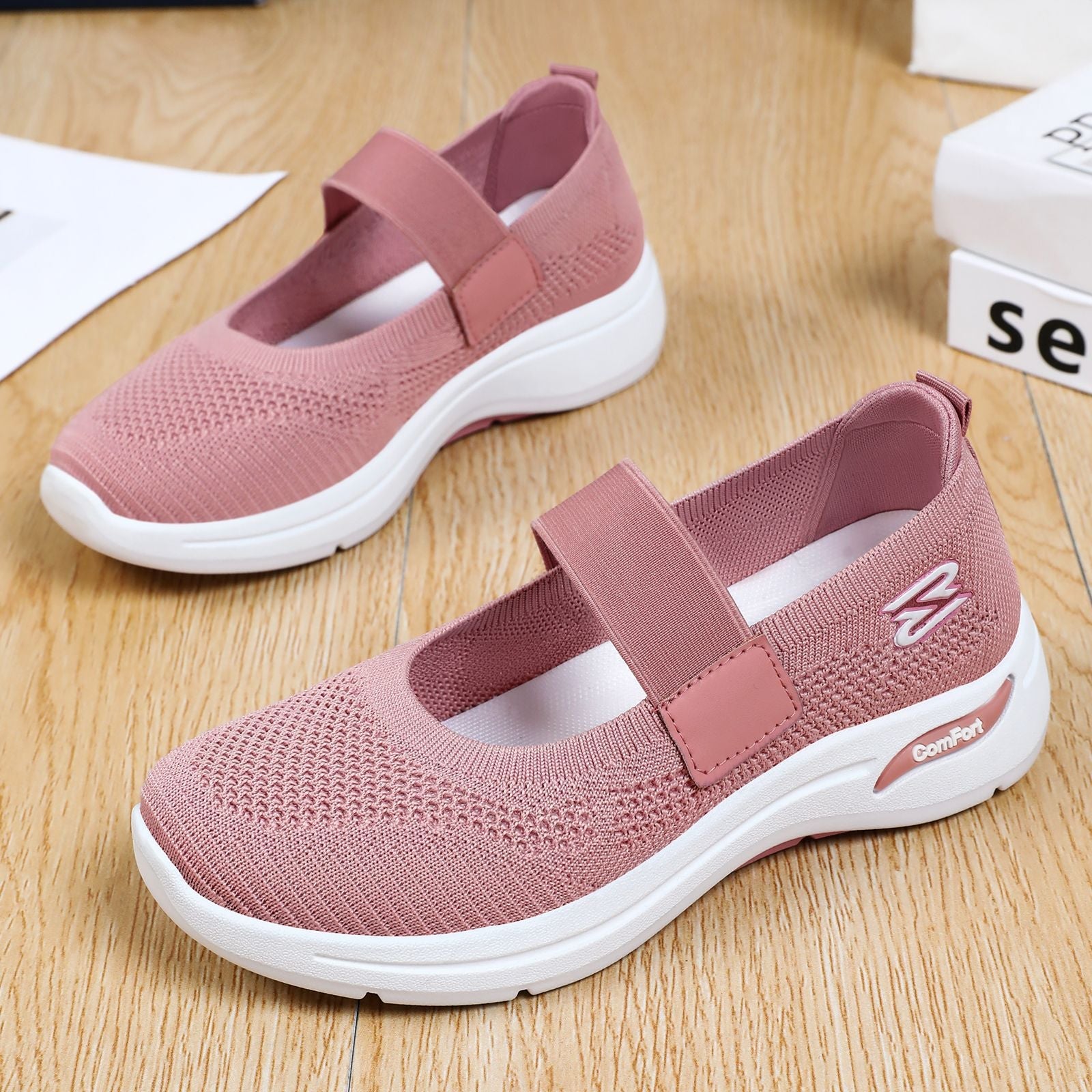 Damen Komfortable und atmungsaktive Walking Sneakers