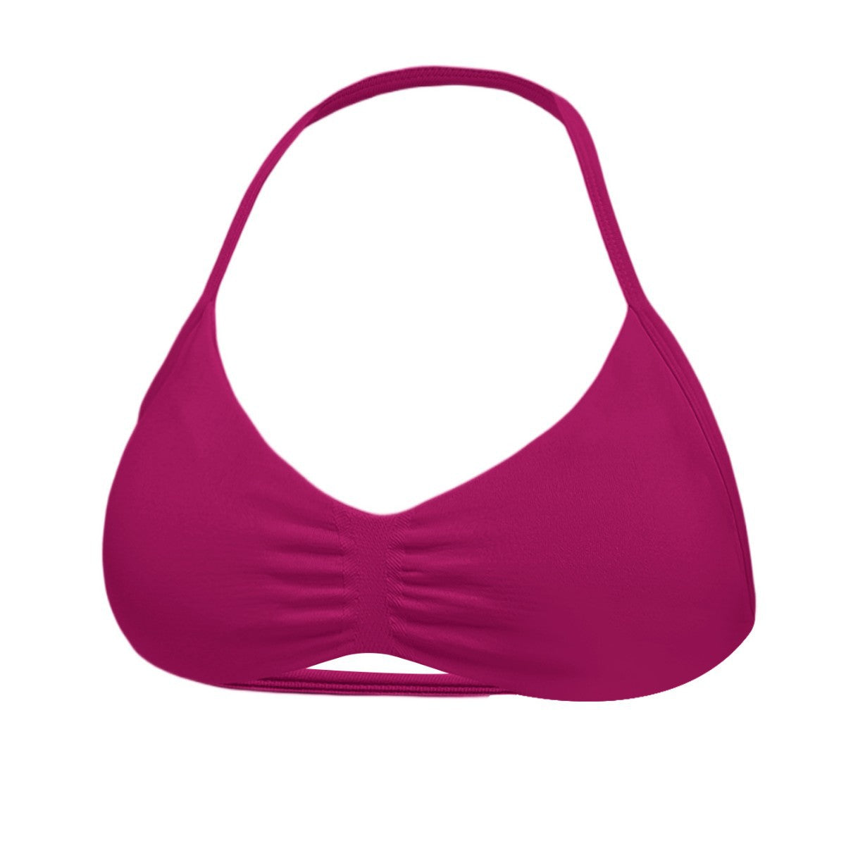 Damen Sport-Bikini-Oberteil mit raffiniertem Rüschen-Design R&B