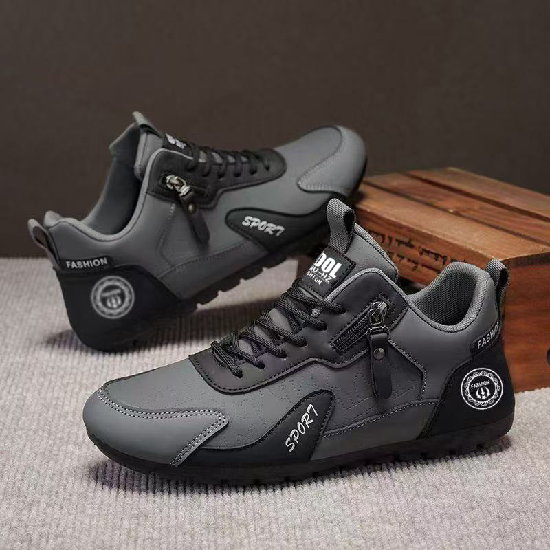 Damen modische und komfortable Sneaker mit praktischen Reißverschlüssen R&B