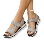 Damen Sportliche Sandalen mit atmungsaktivem Obermaterial und rutschfester Sohle R&B