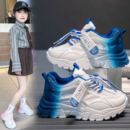 Damen modische Sneakers mit modernem Lagermuster und rutschfester Sohle R&B
