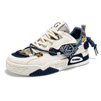 Damen sportliche Chunky-Sneaker mit einzigartigem Design und atmungsaktiver Sohle R&B