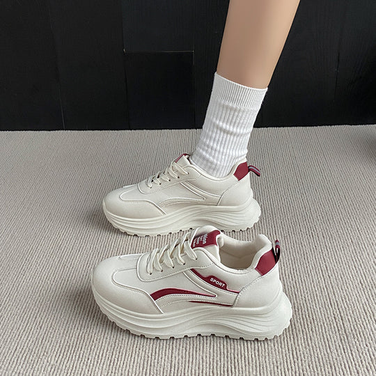 Damen Sportliche Chunky Sneakers mit ultraweicher Dämpfung und ergonomischem Design R&B