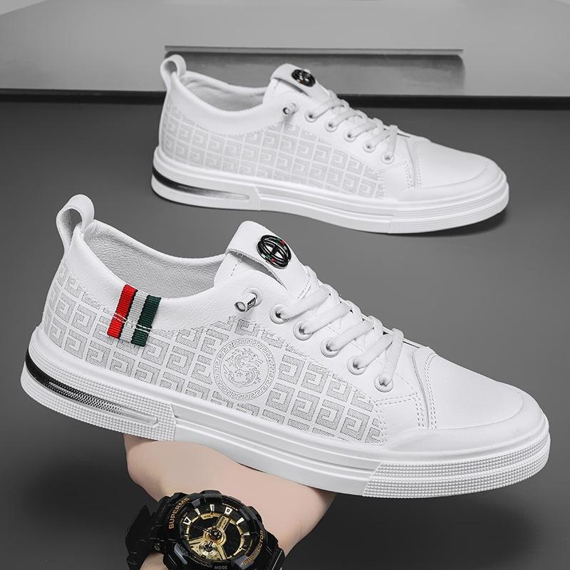 Damen modische Sneakers aus hochwertigem Leder mit strapazierfähiger Laufsohle R&B