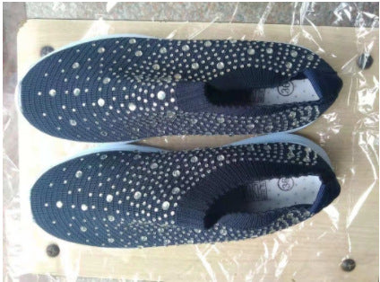 Damen Elegante und glitzernde Slip-On Sneakers R&B