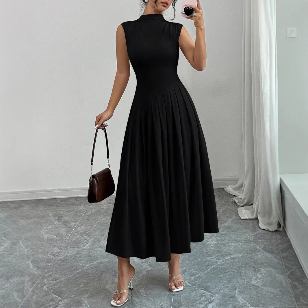 Damen Elegantes Maxikleid mit Plissee-Details R&B