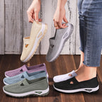 Damen Atmungsaktive Freizeit-Sneaker mit flexiblem Einstieg und rutschfester Sohle R&B