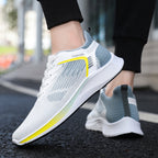 Damen Sportliche Fitness-Sneaker mit atmungsaktiver Mesh-Oberfläche und flexibler Sohle R&B
