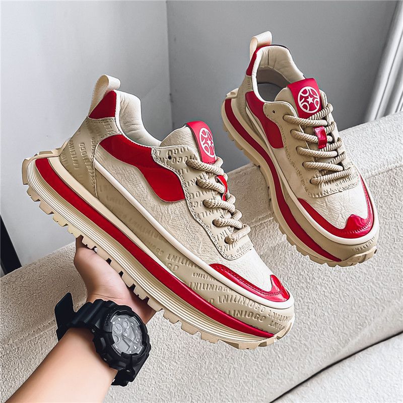 Damen modische Sneakers mit strukturierter Surface und stabiler Sohle