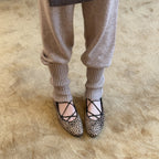 Damen Ballettschuhe im Tierfell-Look R&B