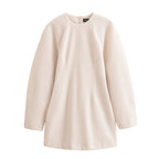 Damen Teddyfell Kleid R&B