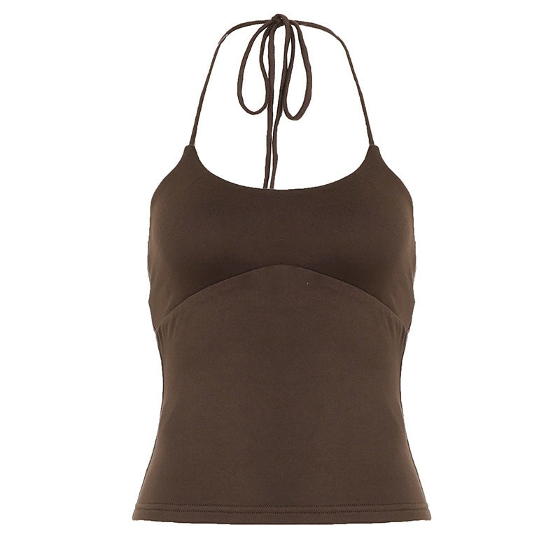 Damen Sportliches Top mit verstellbaren Trägern R&B