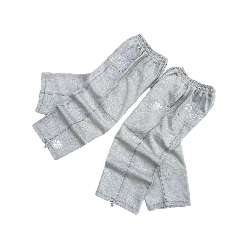 Damen Sweatpants mit innovativem Design und trendigem Zip-Detail R&B