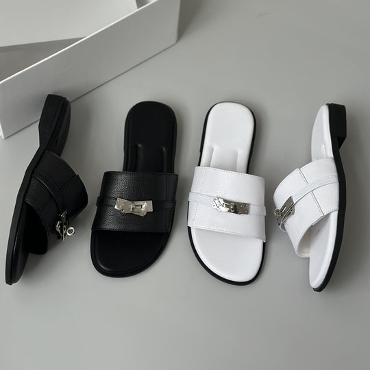 Damen Elegante und bequeme Sandalen mit modischem Schnallen-Detail R&B