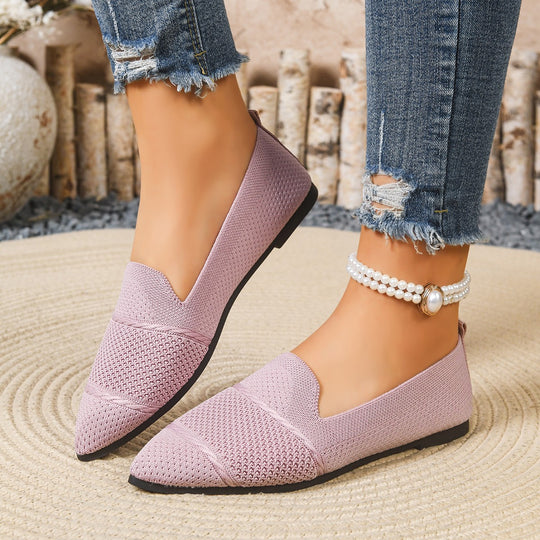 Damen Modische Halbschuhe mit atmungsaktiver Webstruktur und flexiblem Fußbett R&B