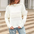 R&B | Hohlstrickpullover Mit Luftigem Muster