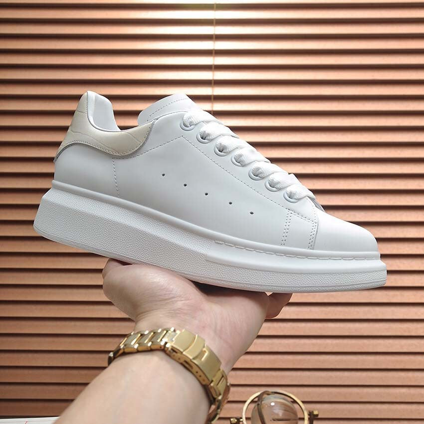 Damen Sportliche Sneakers mit modischer Lederspitze und gepolsterter Sohle R&B