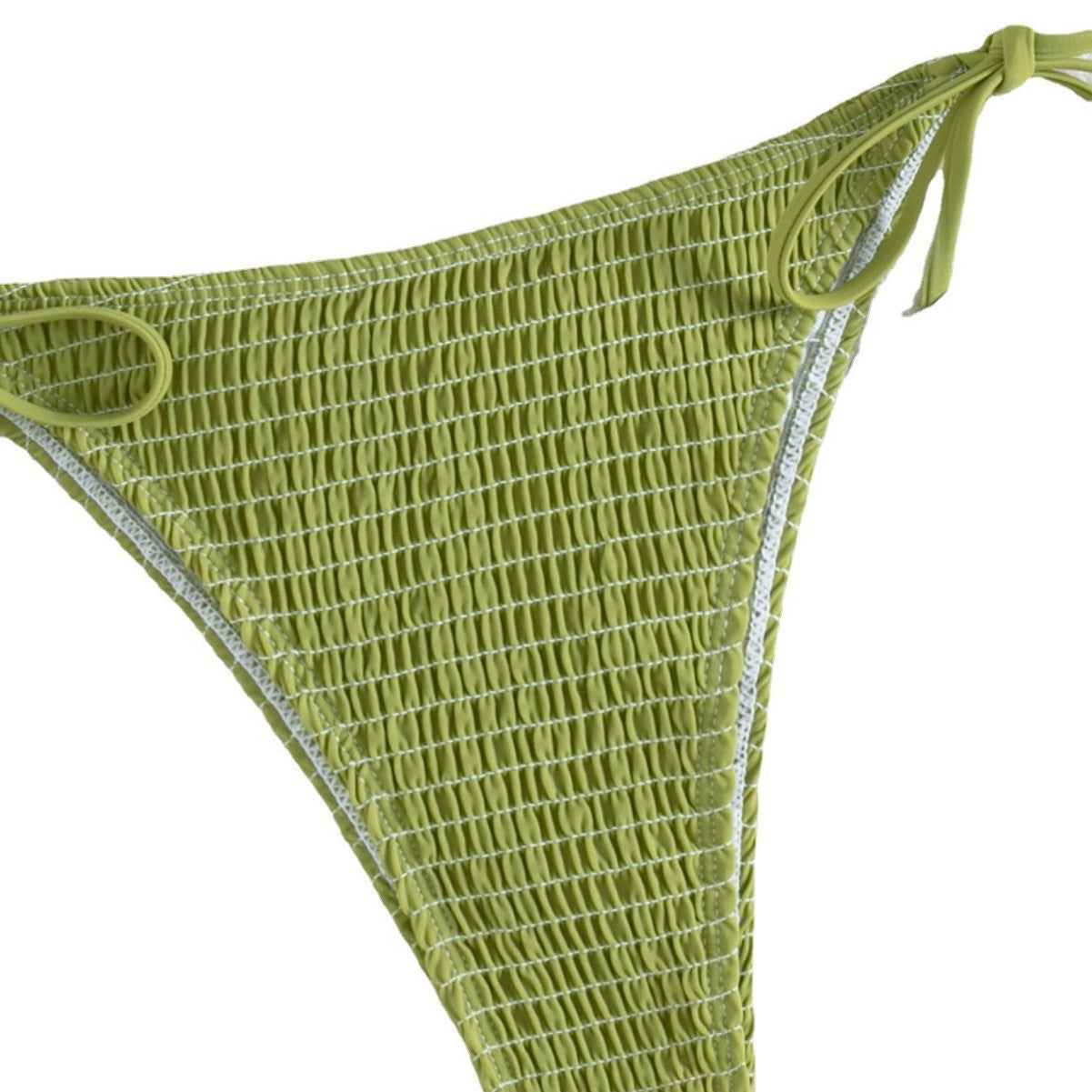 Damen Triangel-Bikini mit gerafftem Design