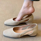 Damen elegante Ballerinas mit perforierter Oberseite und außergewöhnlichem Komfort R&B