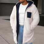 Herren Wendbare Winterjacke mit Fleece-Innenfutter R&B