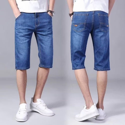 Herren lässige Denim-Shorts im modernen Schnitt mit praktischen Taschen R&B