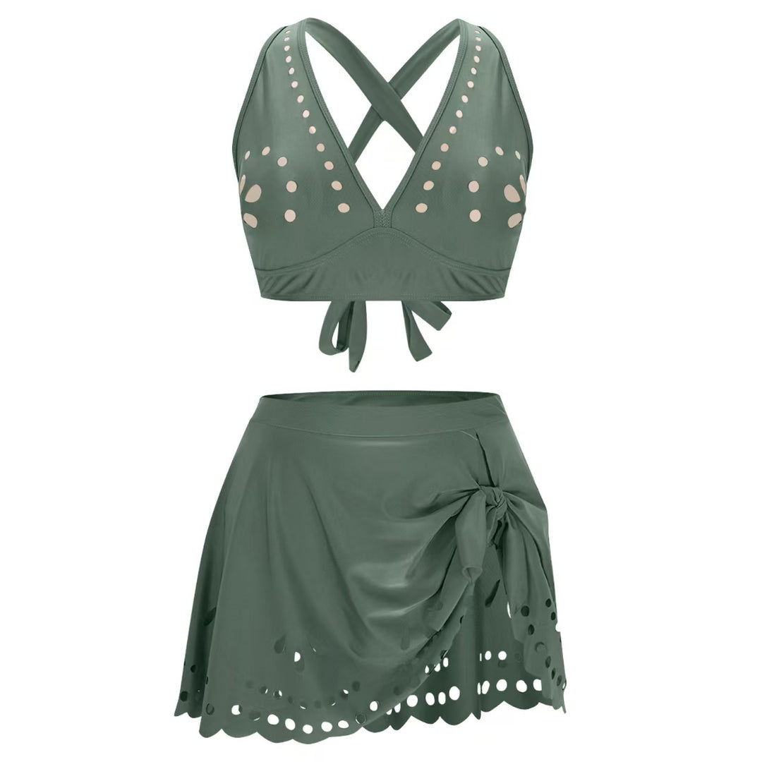 Damen Bikini-Set mit verspieltem Schnitt und eleganten Trägersystem R&B
