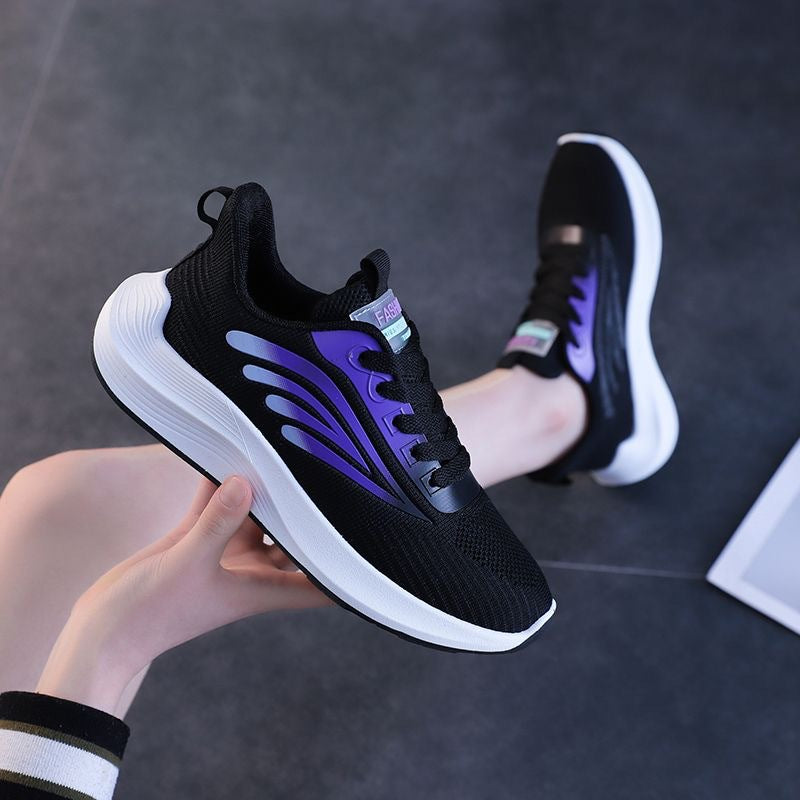 Damen Leichte Lauf- und Freizeitsneaker mit atmungsaktiver Oberseite und rutschfester Sohle R&B