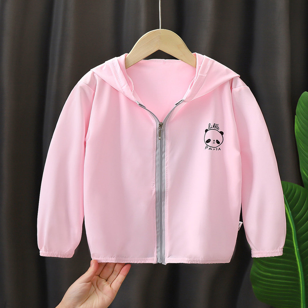 Unisex nan leichte Kapuzenjacke für Kleinkinder mit Reißverschluss und elastischen Bündchen R&B
