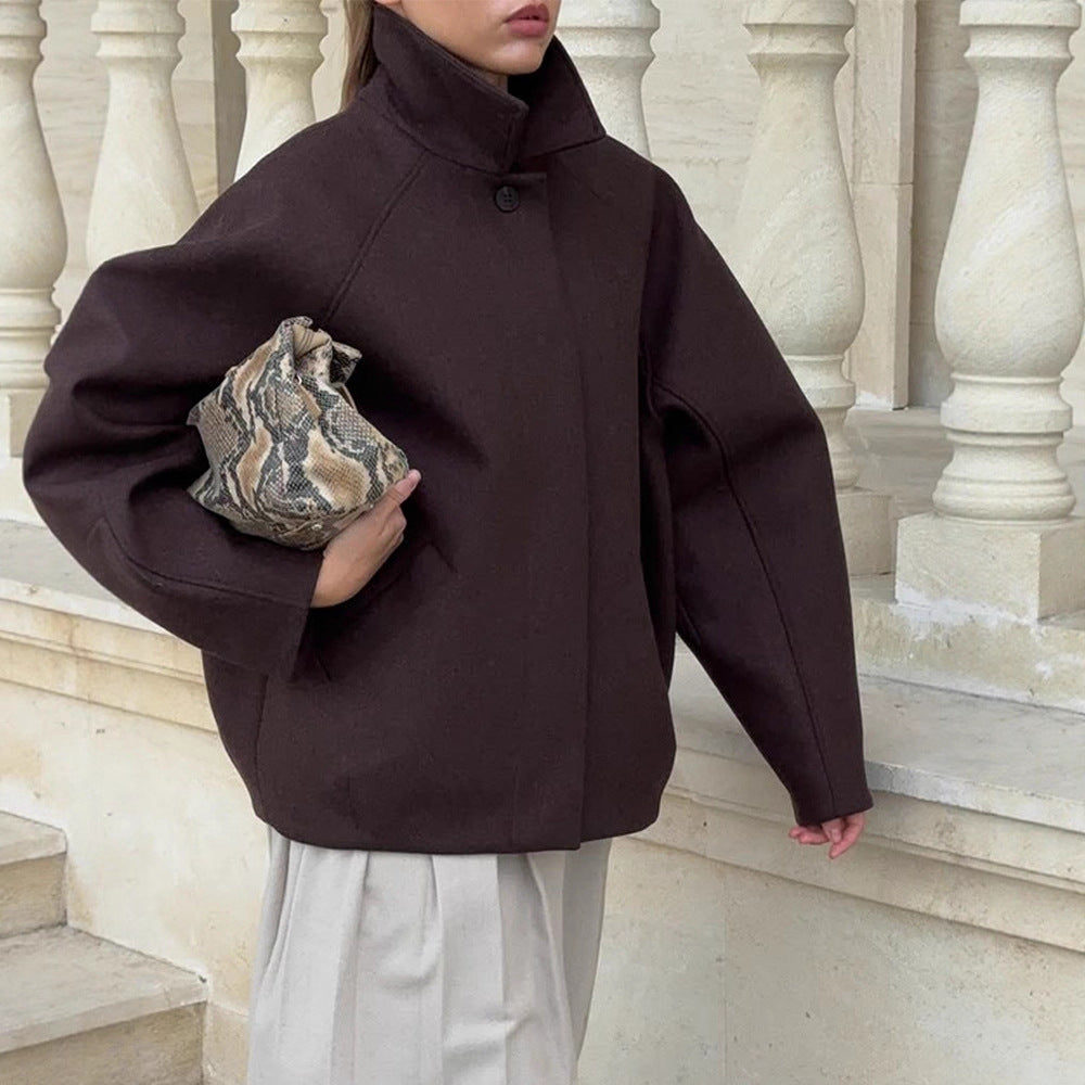 Damen Oversized Mantel R&B