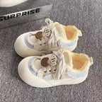 Damen Sneakers mit flauschigem Innenfutter und verspieltem Schnürsystem R&B