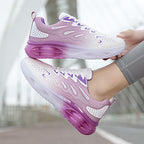 Damen Sneakers mit atmungsaktiver Mesh-Oberfläche und stoßdämpfender Sohle R&B