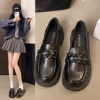 Damen elegante Loafer mit Knoten-Detail und komfortabler Plateausohle R&B