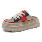 Damen Sportliche Slip-On Sneakers mit atmungsaktiver Mesh-Oberfläche und innovativem Sohlenprofil R&B