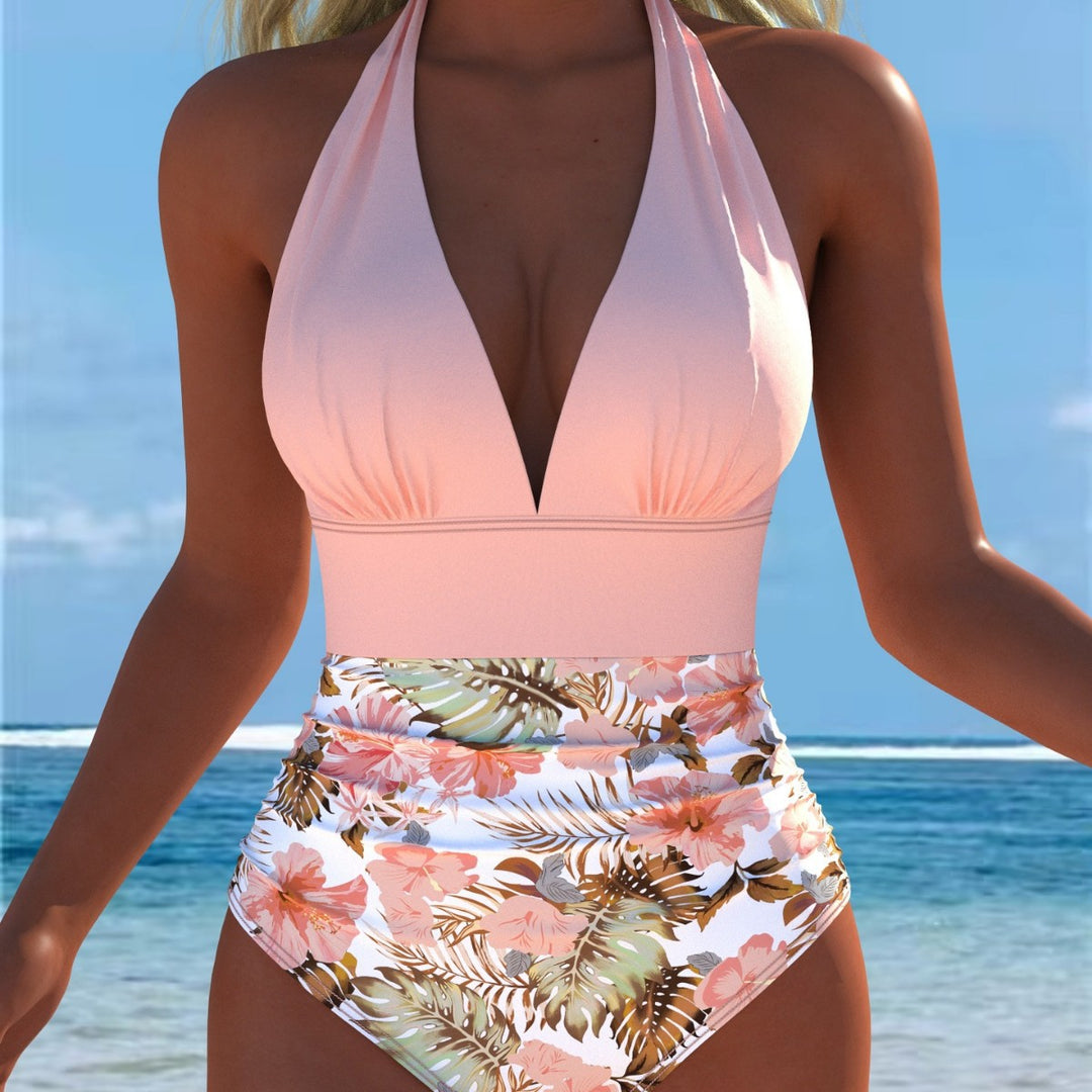 Damen Hochschnitt Badeanzug R&B