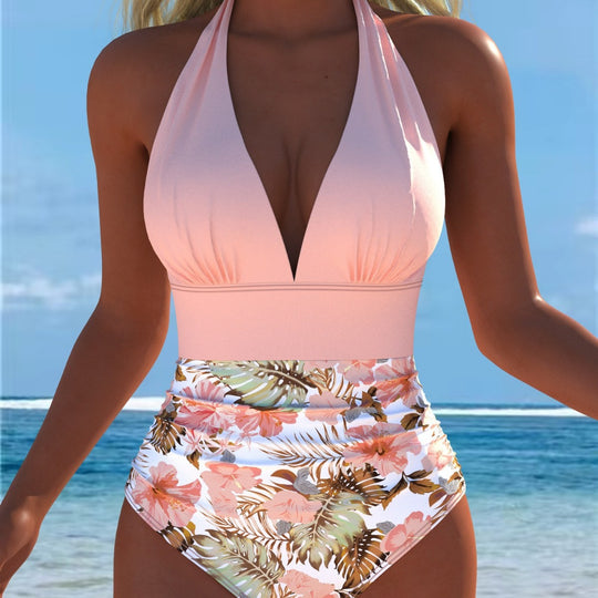 Damen Hochschnitt Badeanzug R&B