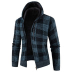 Herren modische Kapuzenjacke mit weichem Innenfutter