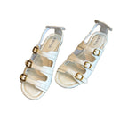 Damen Sandalen mit verstellbarem Riemchen-Design und komfortablem Fußbett R&B