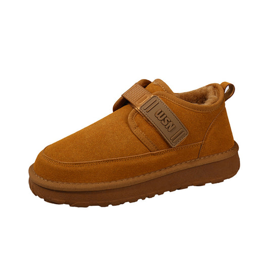 Damen Bequeme Slipper mit komfortablem Klettverschluss und weicher Innensohle R&B