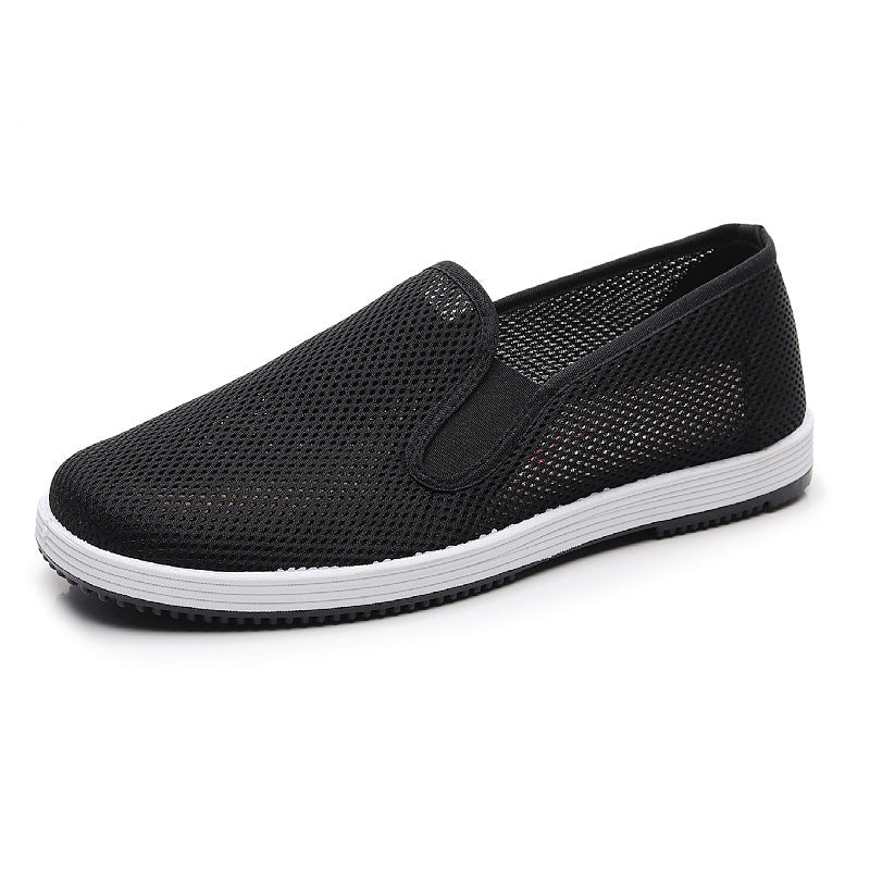 Damen Luftige Slip-On Schuhe aus Netzmaterial